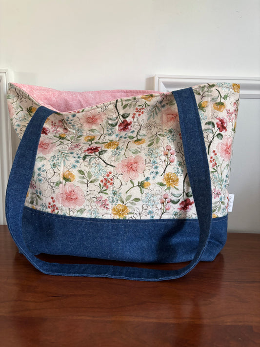 Soft Flowers Tote